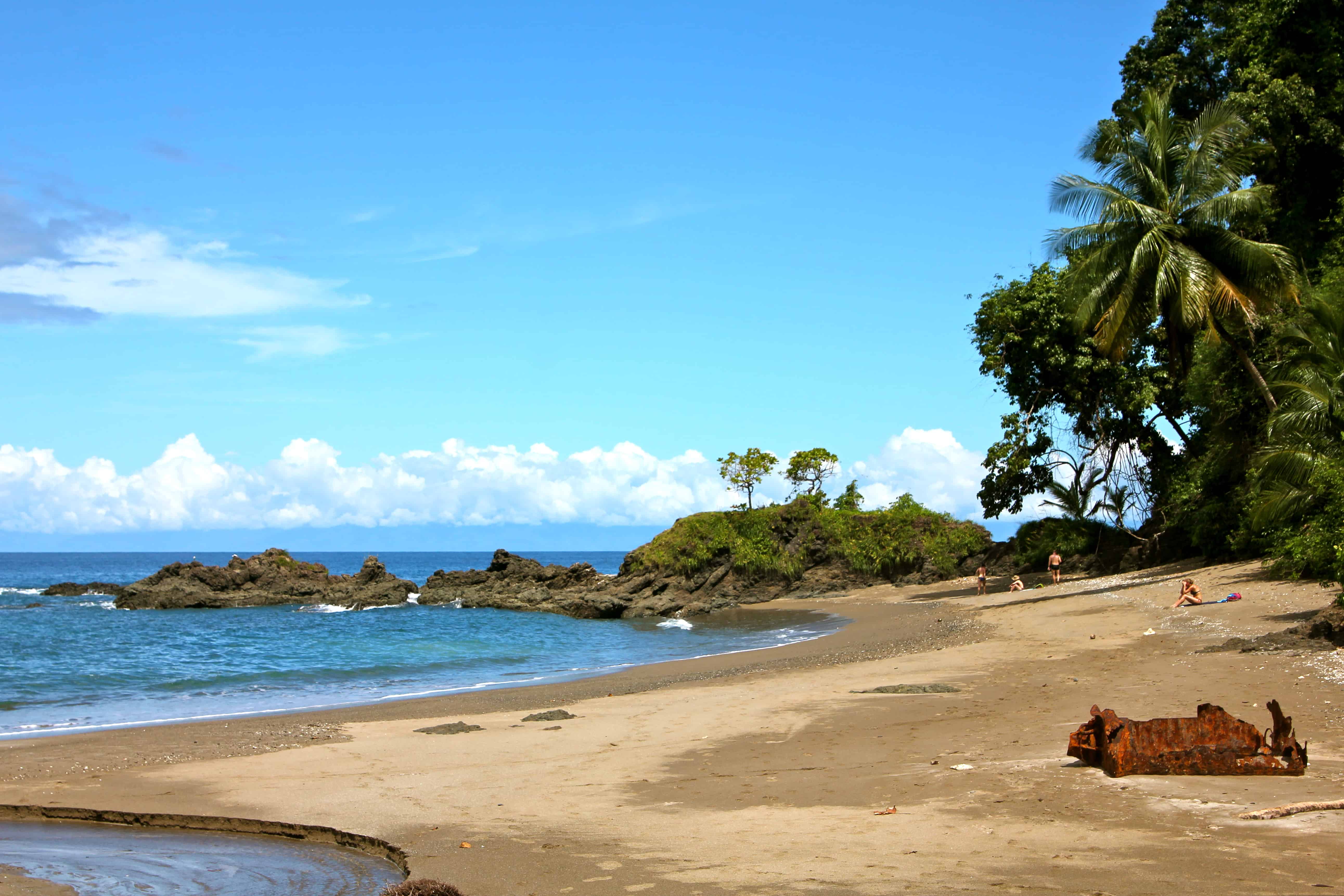 Beach in Caño Island, Costa Rica