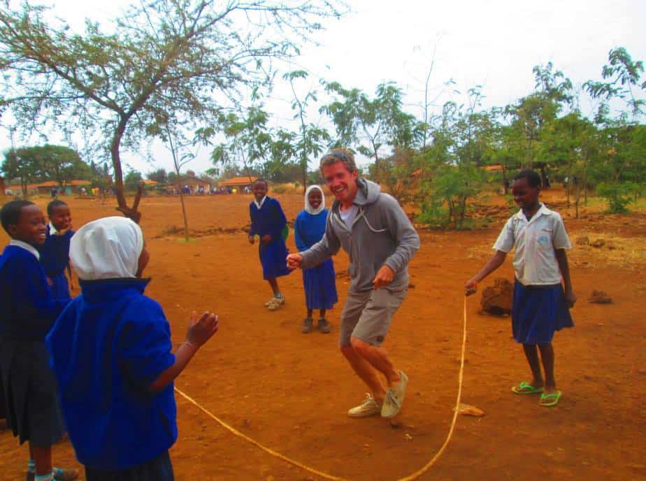 Volunteering in Tanzania. 