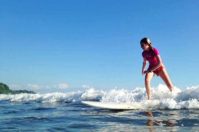 What to do in Costa Rica with Kids: Family Surf Session