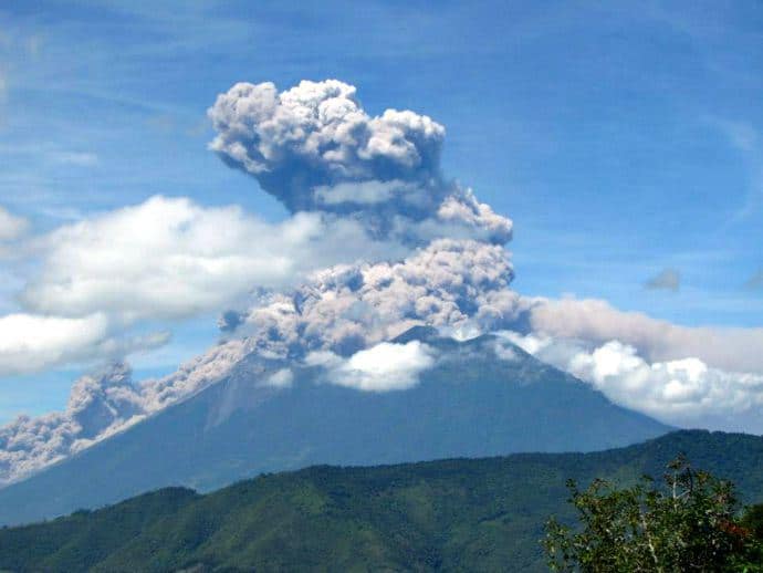Volcan Fuego Eruption, Guatemala