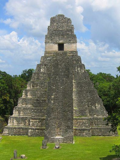 Tikal Temple by Raymond Ostertag