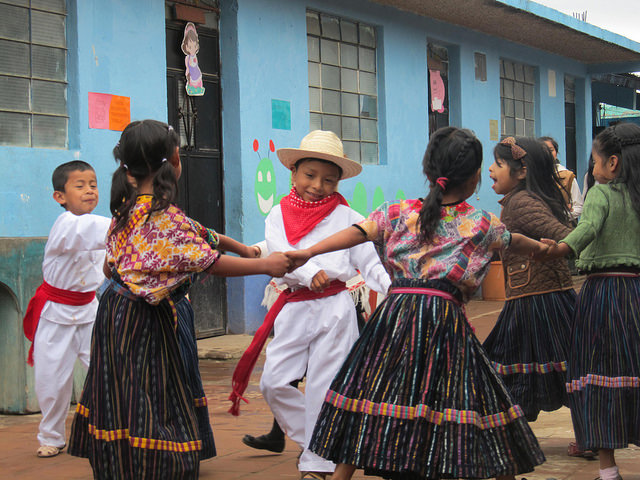 Mayan School Children