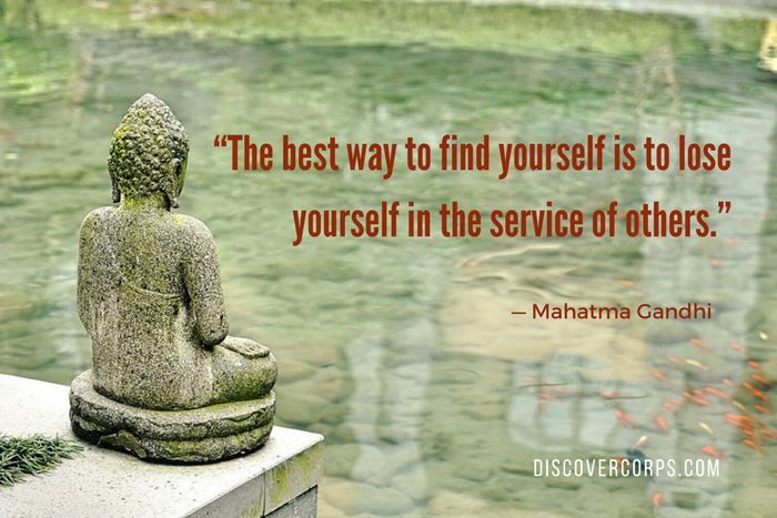 Quotes About Volunteering “The best way to find yourself is to lose yourself in the service of others.”